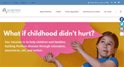 Desktop Screenshot of perthes.org